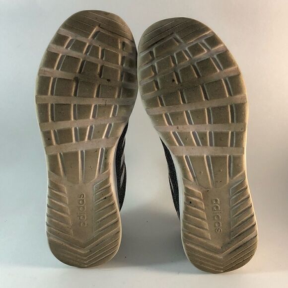 Adidas cloudfoam womens mesh running shoes lace up sneakers gray white size 7.5 - Picture 7 of 8